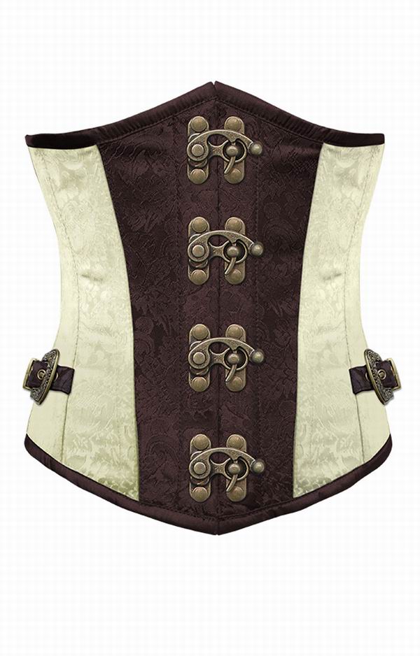 Brocade ST-Shirtl Boned Underbust Corset